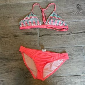 Hurley pink bikini size L